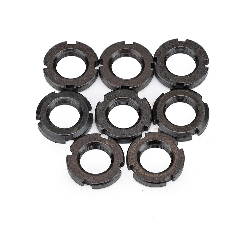 Jinggong (JINGGONG) nut national standard lock nut carbon steel slotted stop screw nut four slots and cap m10m12m16m20m30m60 M50*2 (1 piece) orthodontic