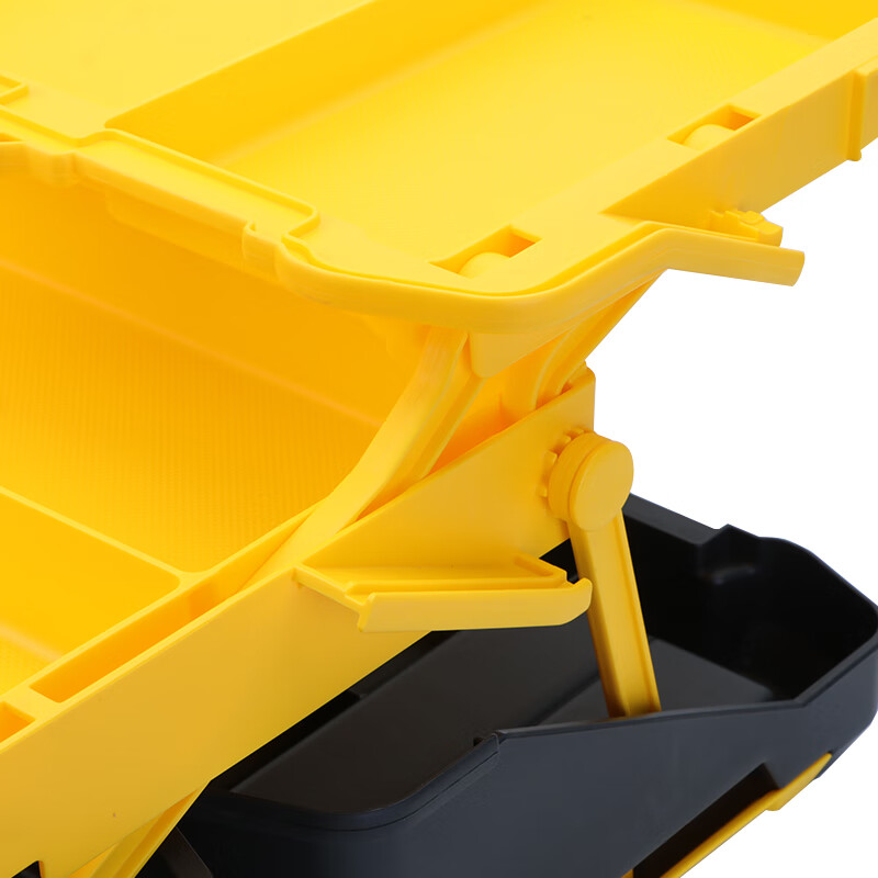 Stanley (STANLEY) multi-functional dump folding tool box, industrial-grade household hardware electrician multi-layer portable storage box, plastic box, 2-layer dump tool box STST83397-1-23