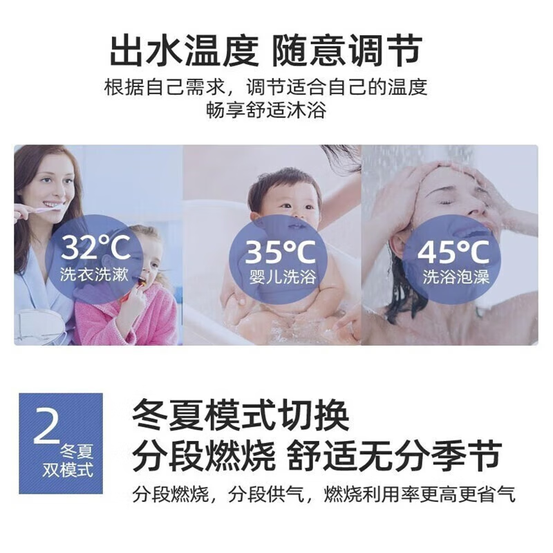 Crown Guangdong next day delivery gas model water heater gas natural gas liquefied gas 10,000 household battery model namely Rele 7L battery model + copper water tank + gas