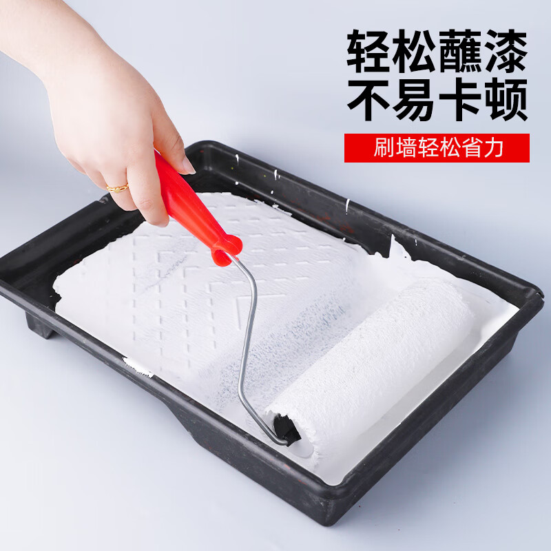 Juchengyun paint roller brush 8 inches 5 pieces latex paint no dead corner paint brush wall painting tool brush does not shed lint 1 pack 5 pieces