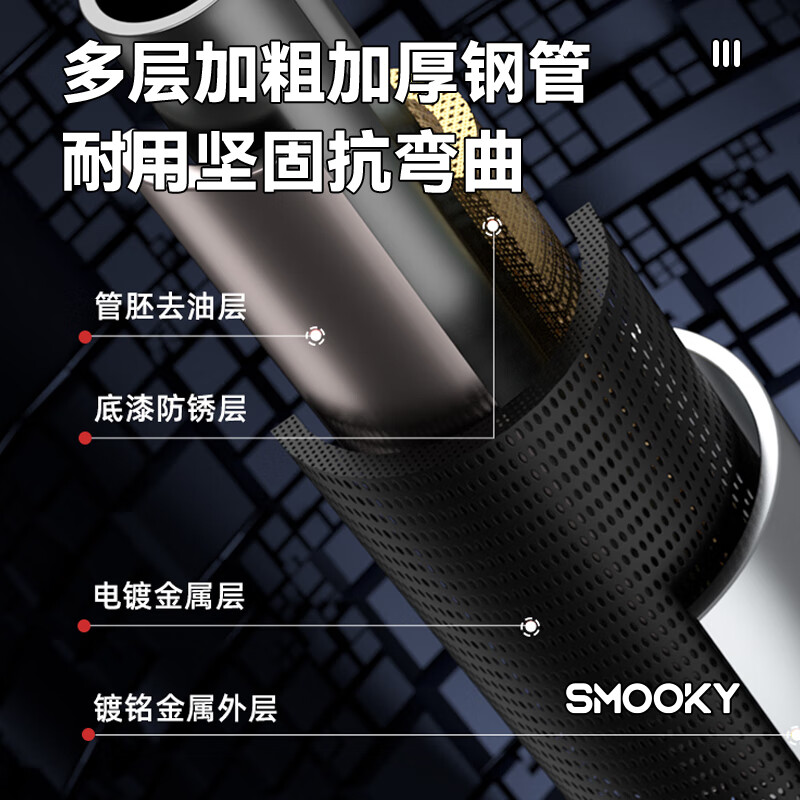 SMOOKY door-mounted horizontal bar without punching home wall indoor children's adult pull-up device long version of home fitness equipment