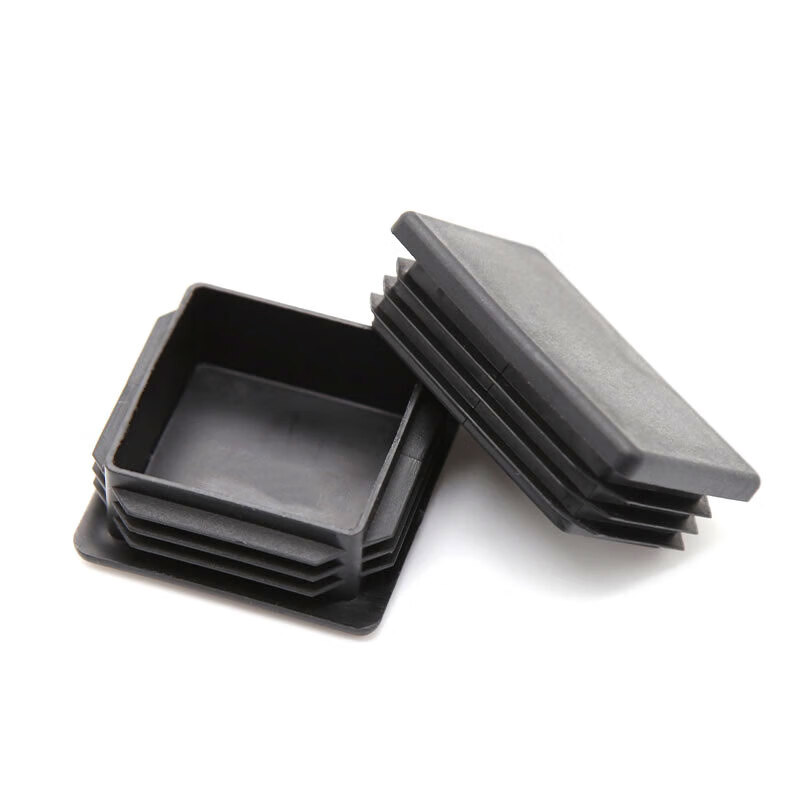 Bingyu table and chair foot pads, plastic square tube, stainless steel inner plug, square plug 25*25mm (100 pieces)/pack BH-546