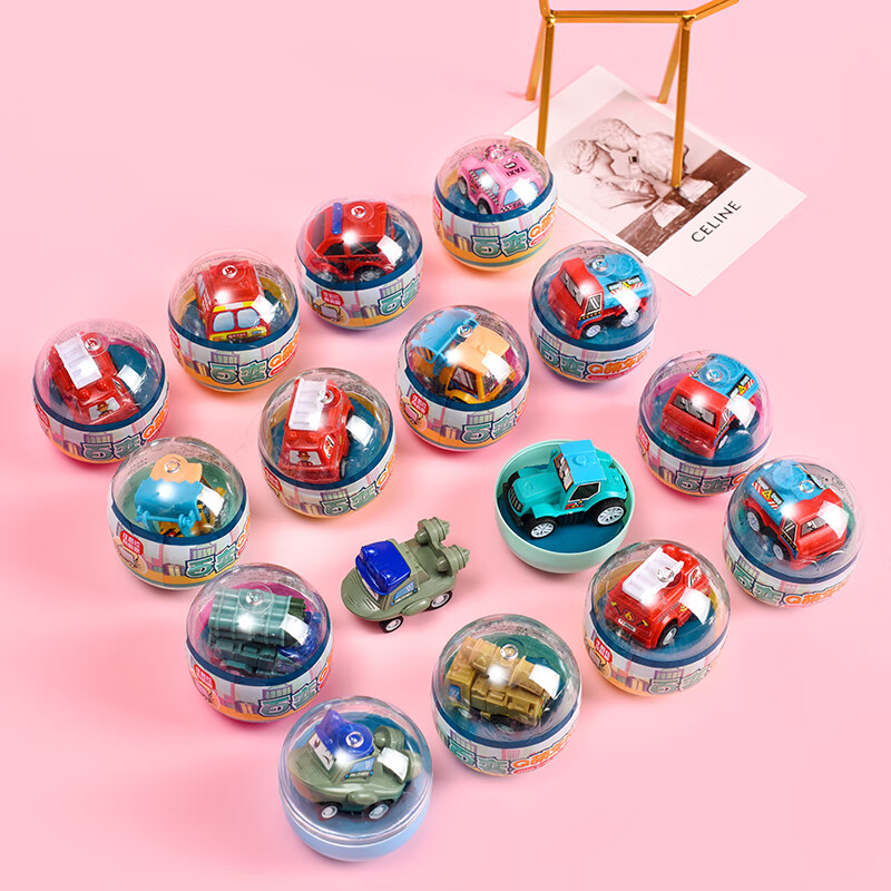 Soumade car gashapon pull-back car inertia car engineering car toy car truck model boy girl toy new year gift