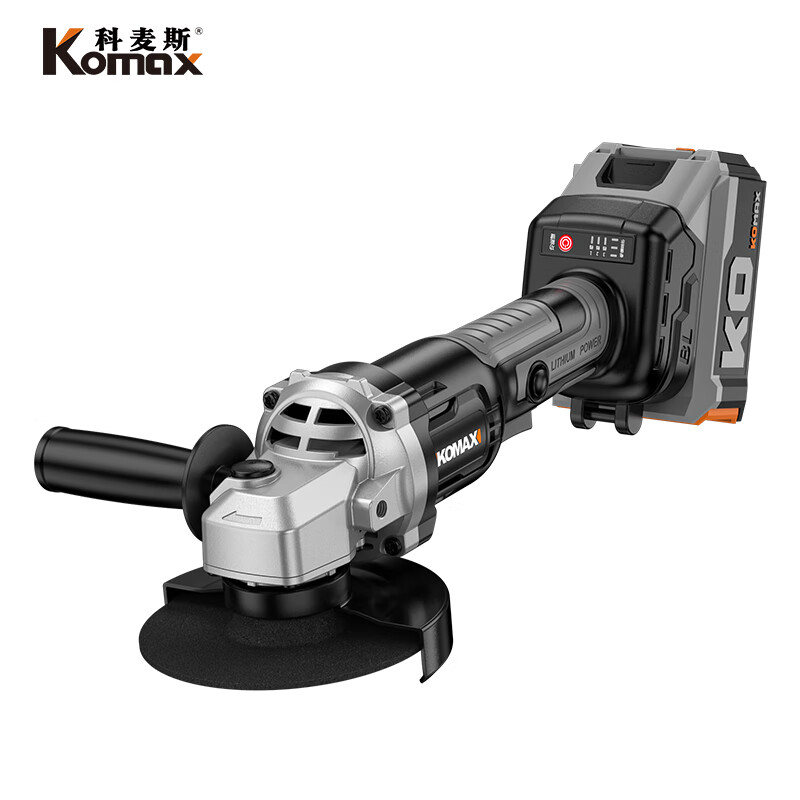 KOMAX brushless angle grinder rechargeable lithium electric cutting machine woodworking polishing machine small hand grinder angle grinder brushless angle grinder paper box bare metal