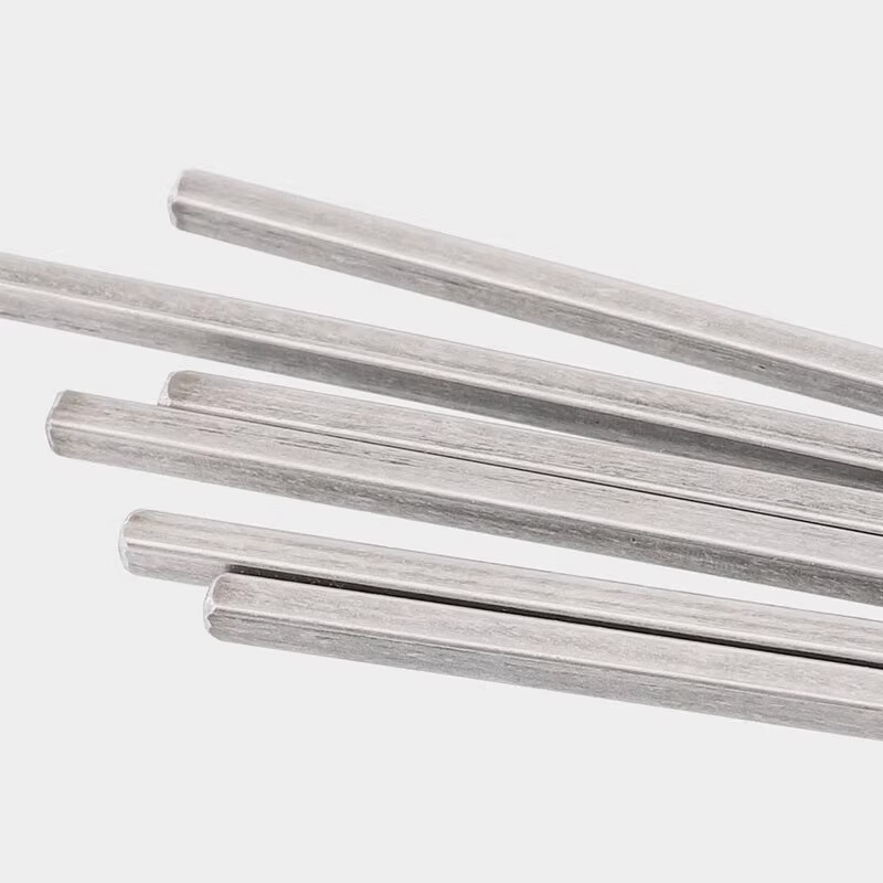 Tianzhuo Hardware 304/201/316 stainless steel flat key pin material key bar steel square key flat steel rod square key 4/5*6x8*1mm m 14*9*1 m