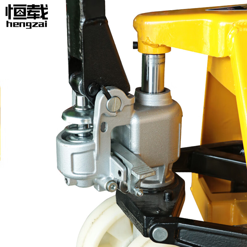 Constant load manual ground cow 2 tons hydraulic pallet handling forklift, outer width 685, fork length 1220mm, nylon wheel