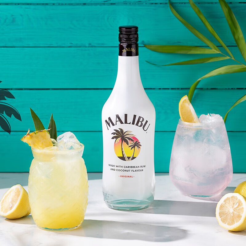 Malibu rum blended wine coconut flavored wine 700ml coconut wine