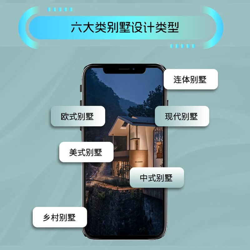 Villa design classic case collection Villa design books House decoration design Villa design drawings collection practical atlas Villa design and construction drawings Self-built townhouses European-style villas Modern villas American-style villas Chinese-style villas Country villas