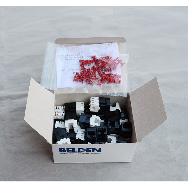 Belden Category 6 unshielded module AX101321/AX101320 Gigabit network module RJ45