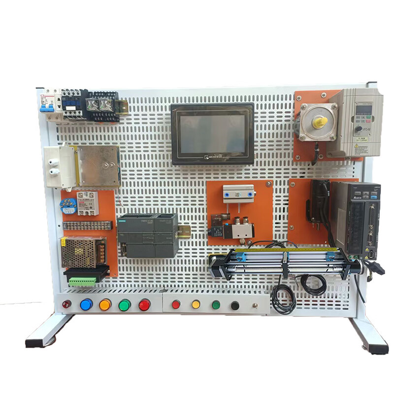 Jingshilan plc training platform experimental teaching platform competition training electrician workbench installed porous mesh plate electrician training platform with experimental motor