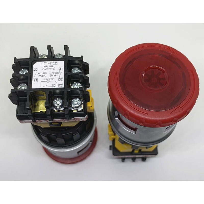 Padlock emergency stop switch 412MR402Q4MF with light 30MM XN4E-TL403Q4MR