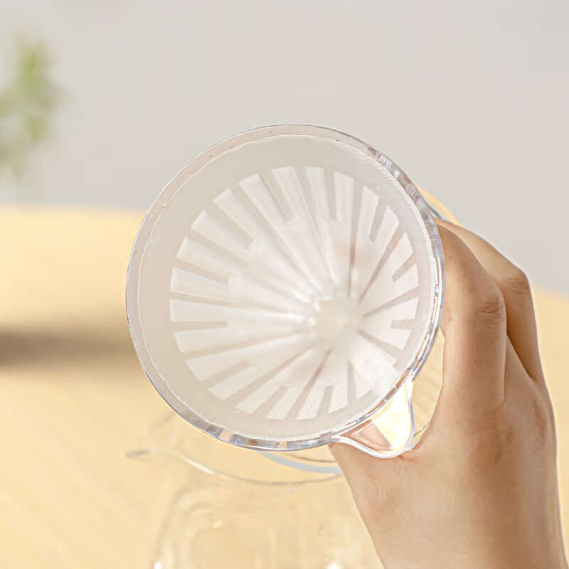Taimo Bingtong hand-brewed coffee filter cup V60 universal coffee filter drip coffee filter cup standard version No. 01 1-2 people transparent filter cup