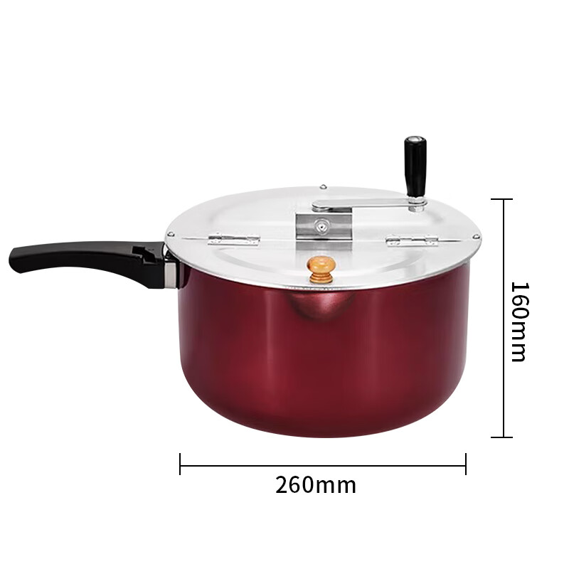 Chushibo popcorn machine stall commercial popcorn machine gas dual electric small popcorn butterfly spherical mixing fried rice pot single pot (non-factory machines are not sold)