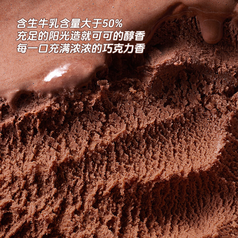 Baxi Ice Cream Chocolate Flavor 1100g*1 Bucket Family Pack Raw Milk Ice Cream Big Bucket