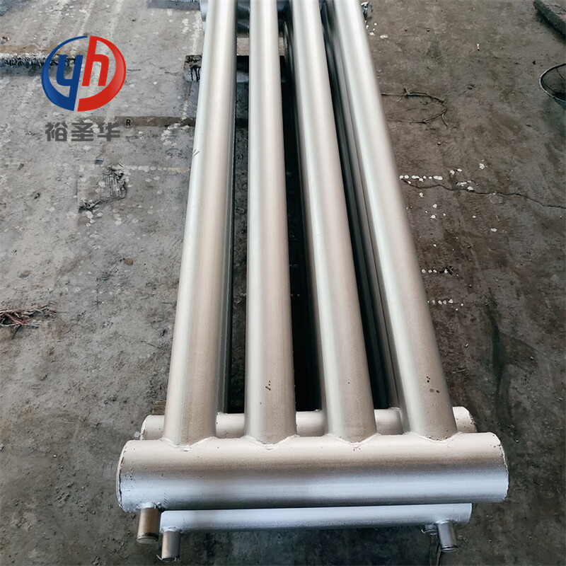 Yushenghua A-type steam light exhaust pipe radiator for heating chicken coop. Industrial large-diameter steel smooth tube radiator. Can be customized by calling us. 600mm*550mm.