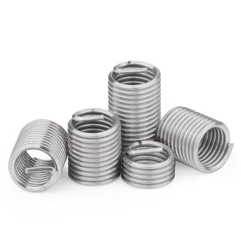 Shantou Lincun thread protective sleeve stainless steel braces wire thread sleeve screw sleeve steel braces braces M12*1.75 pitch*2.5D (200 pieces)