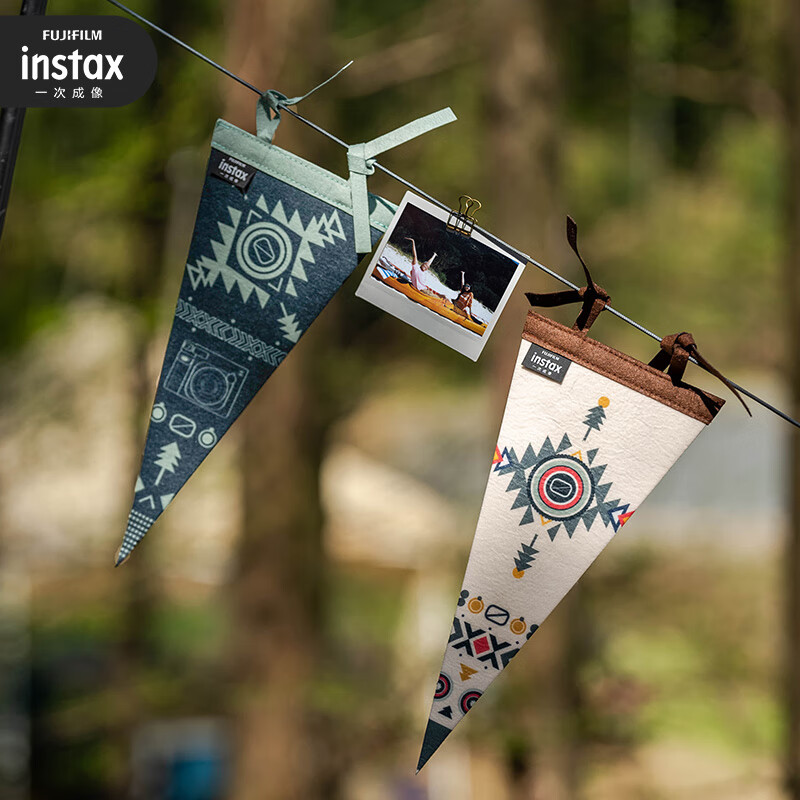 Fuji instax instant camera WIDE400 wilderness totem package three official content + 20 photos + refrigerator magnet + photo album + storage box