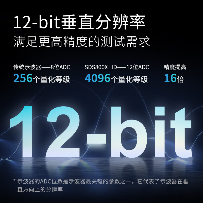 SIGLENT SDS2504X HD digital oscilloscope 500MHz bandwidth 4 channels 2G sampling