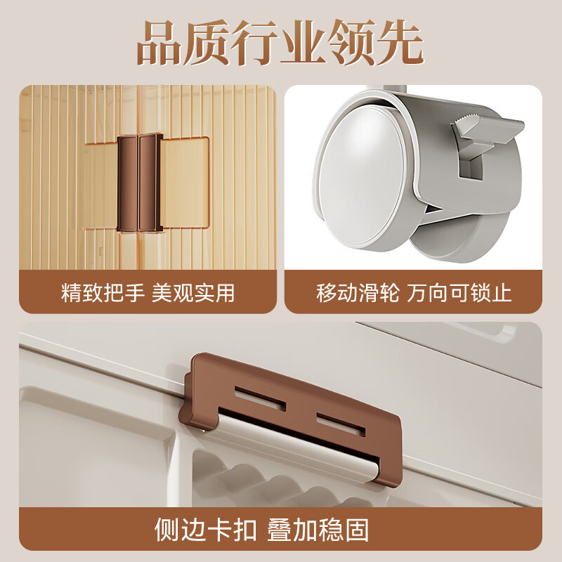 OES Storage Cabinet Storage Cabinet Storage Box with Wheels Simple Snack Cabinet Wardrobe Foldable Home Kitchen Cabinet 55 Sides Wide Folding Free Installation/Bold and Thickened Five Layers Recent Hot Sales/Cost-Effectiveness Recommendation