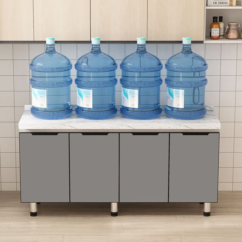 Simple cabinets marble slate countertop kitchen cabinets integrated stove home combination cabinet sink cabinet cupboard 1 point 8 door plane other styles contact customer