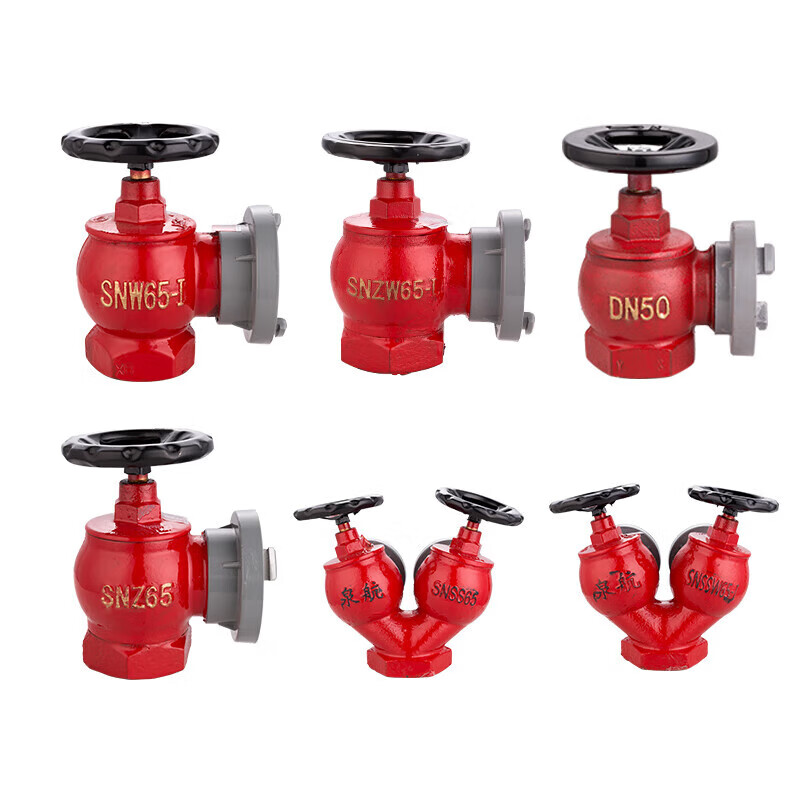 Fire indoor fire hydrant SN65 three-copper rotating pressure reducing and stabilizing water belt valve switch 2-inch 2.5-inch faucet indoor fire hydrant handwheel