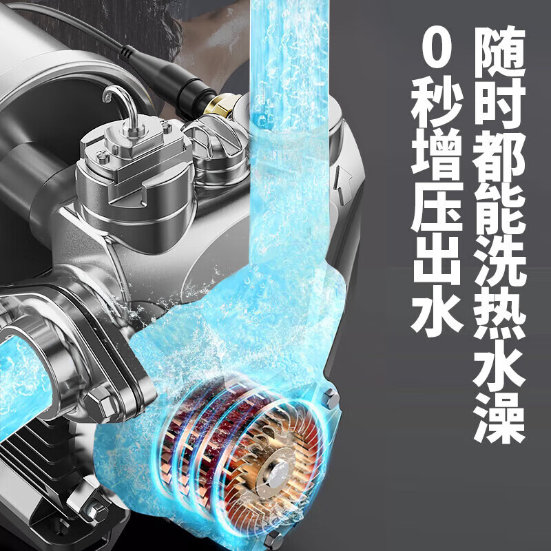 Wittmann 600W household booster pump self-priming pump hot water fully automatic well water pipeline whole house pump can be installed at home