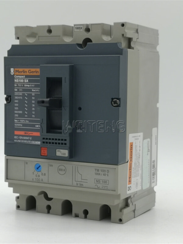 NS100SX plastic case circuit breaker 3P three-phase 400V air switch MCCB 3P 100A