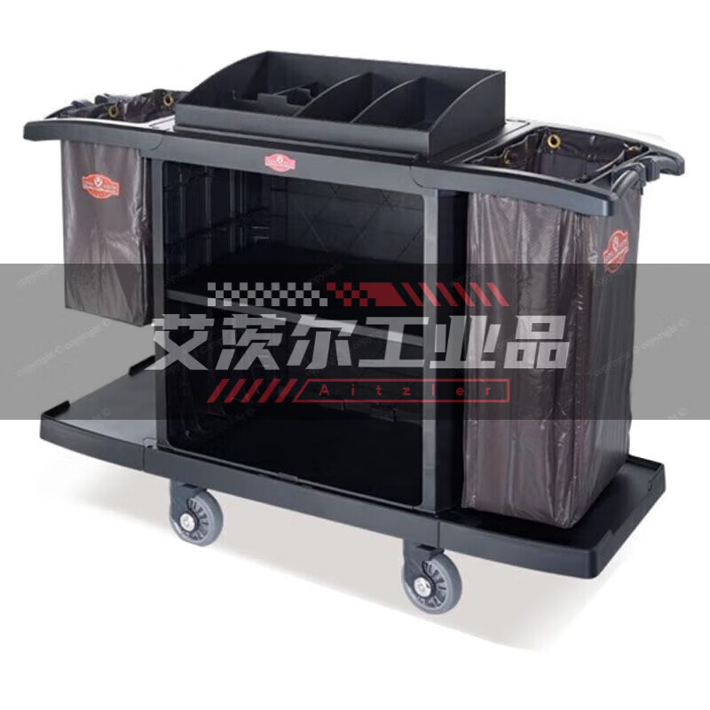 Southern bilateral service vehicle hotel room work linen vehicle room entrance hand push collection vehicle cleaning cleaning vehicle unilateral shuttle flexible universal