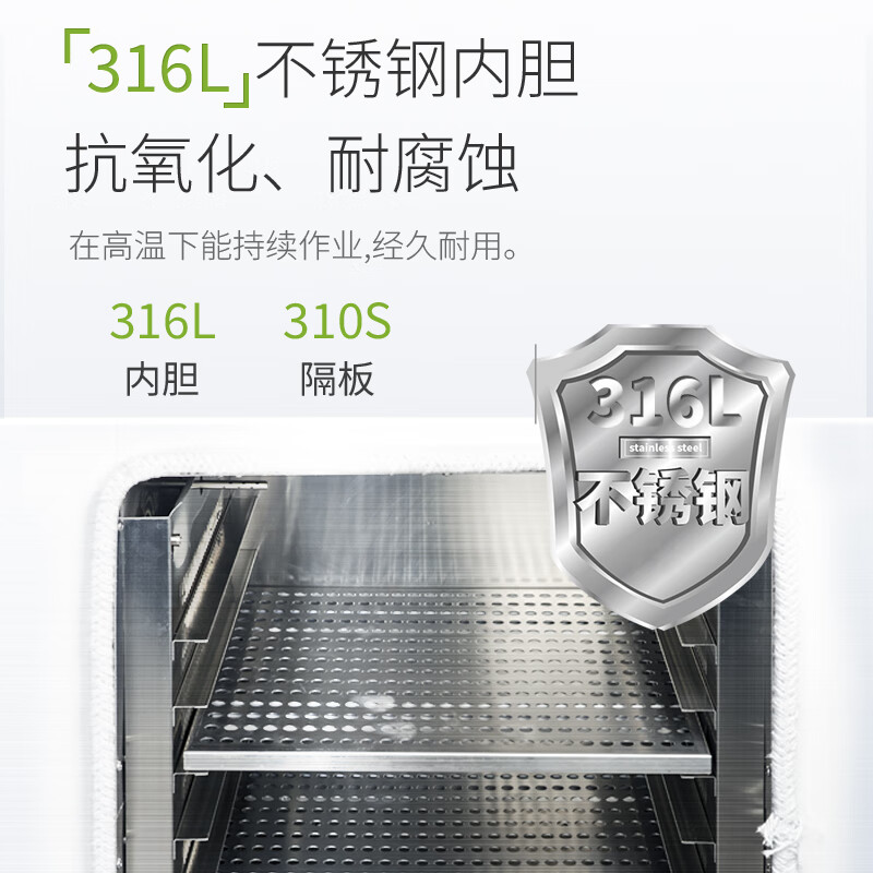 Lichen high temperature test chamber industrial aging chamber laboratory oven drying oven oven constant temperature 500 degrees 500 208L GW-240B stainless steel liner