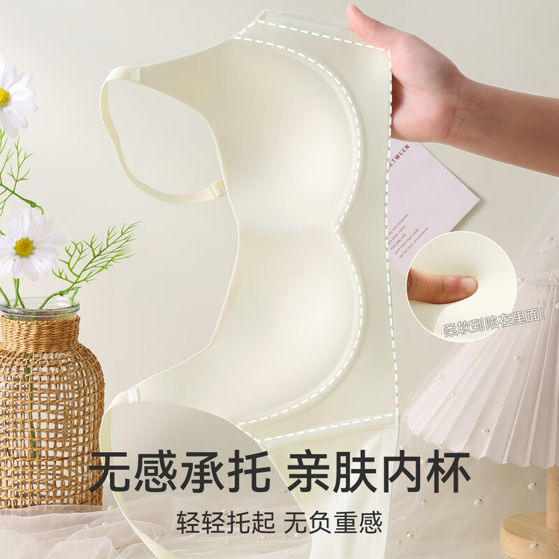 Catman Small Breasts Look Bigger Women's Underwear Seamless Push-up Sexy Side Breast Reduction Wireless Bra Summer Thin Style