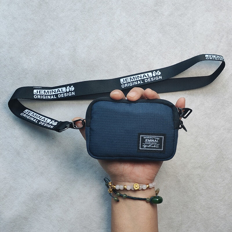 Cute canvas mini key coin purse female and male students small wallet card bag cloth children boys small bag boy key bag space gray cross version coin purse card bag key bag