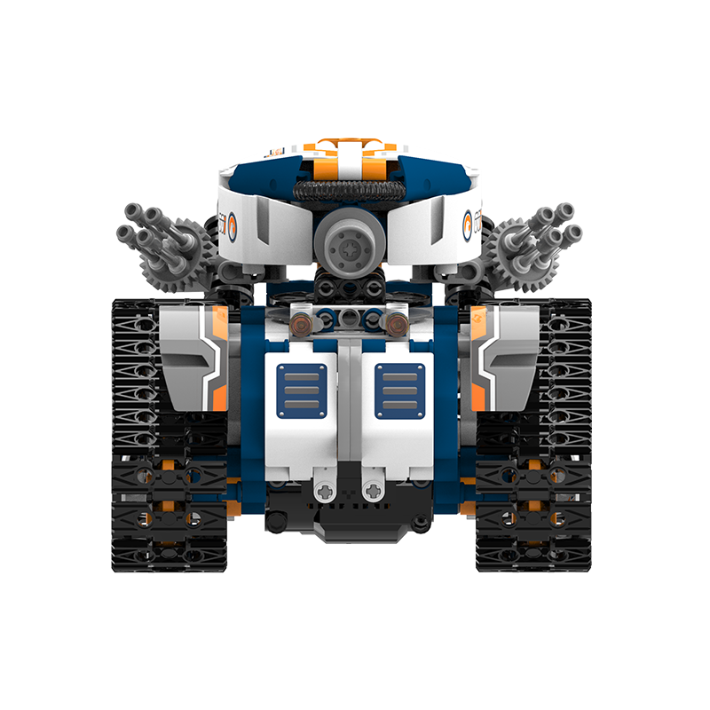 UBTECH Children's Early Education Educational Enlightenment Remote Control Electric Toy Steam Learning Programming Building Blocks Science Experiment Set AI Programming Robot-Reconnaissance Tank-Sports Edition