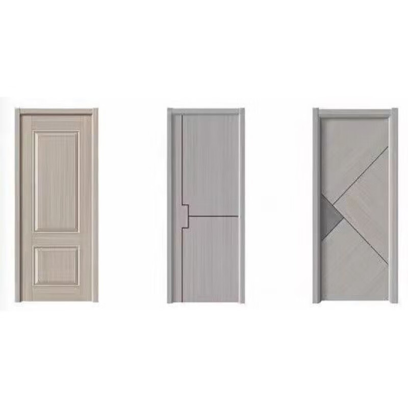 Simple zero-degree dry paint door solid wood composite environmentally friendly paint-free door anti-corrosion light luxury custom interior door bedroom concierge door single door leaf
