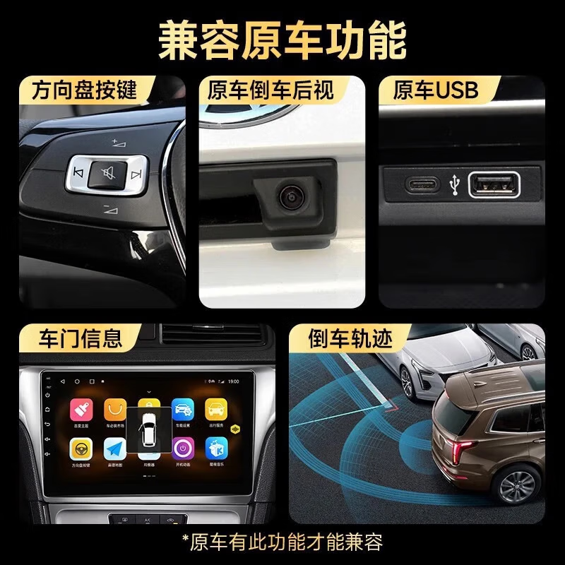 Shengpai is suitable for Hyundai 10-20 models of Reina Ruiyi cars equipped with smart central control large-screen navigation and reversing image all-in-one GPS 2+32G HiCar/CarPlay official standard + reversing rear view + recorder