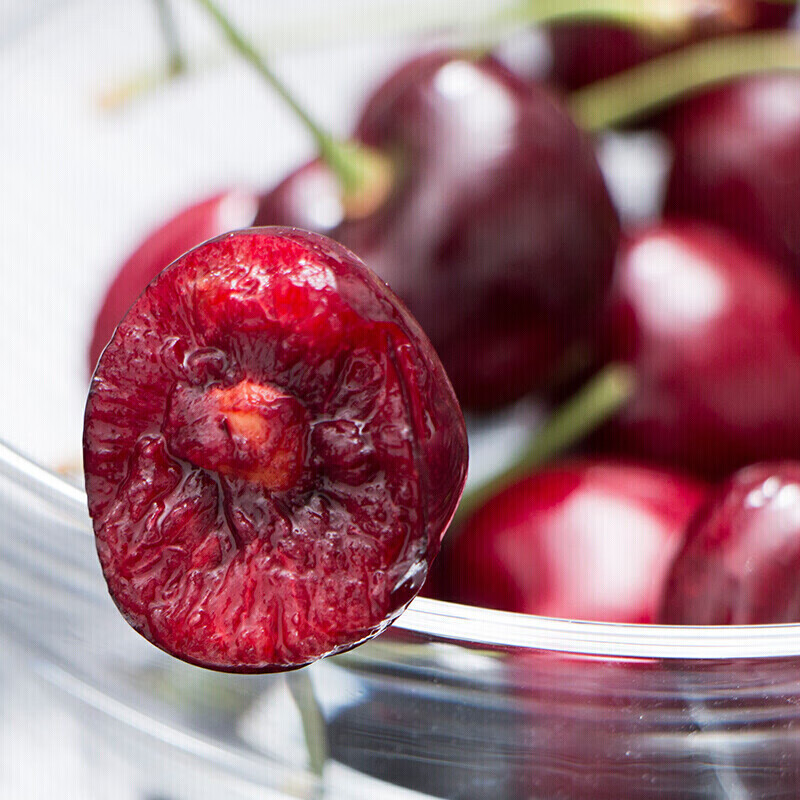 Detective Freshman imported large cherries from Chile, next-day delivery to multiple locations, fresh fruit optional gift box, 2000g (net weight), hand-selected fruit J 26-28mm, 5kg box, gift box