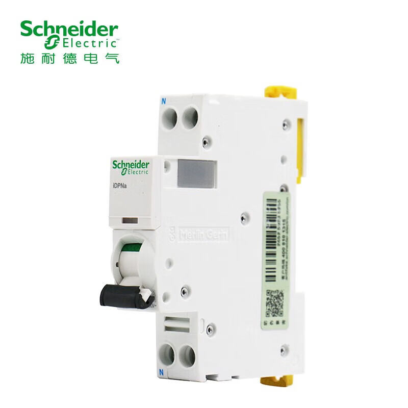 Schneider Electric air switch IDPN series C25A 4.5KA compact 1P+N occupies 1 position air circuit breaker A9P08625