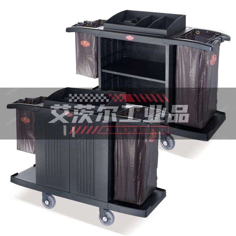 Southern bilateral service vehicle hotel room work linen vehicle room entrance hand push collection vehicle cleaning cleaning vehicle unilateral shuttle flexible universal