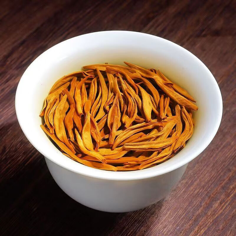 Fengxu Dian Black Tea Golden Bud Tea 2025 New Tea Special Authentic Yunnan Origin Honey Fragrance Dian Black Tea Strong Flavor Gold Canned 250g