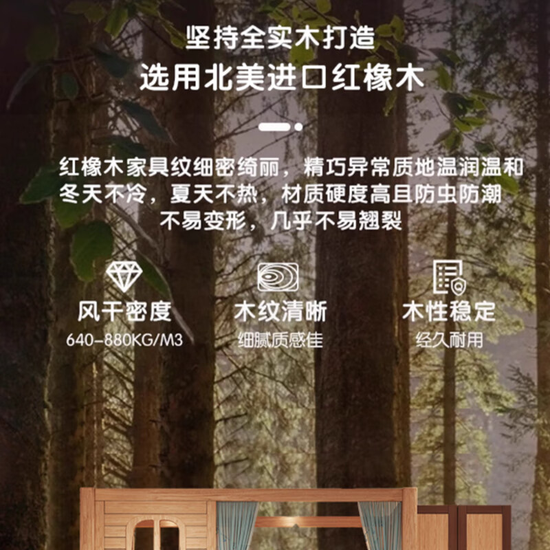 Yiqi staggered bunk bed small apartment double bed bunk bed children's high and low beds do not disturb each other staggered bed upper and lower bed ladder cabinet + 0.8 desk + two door cabinet + high box upper bed 1.2*2 meters + lower bed 1.5*2 meters