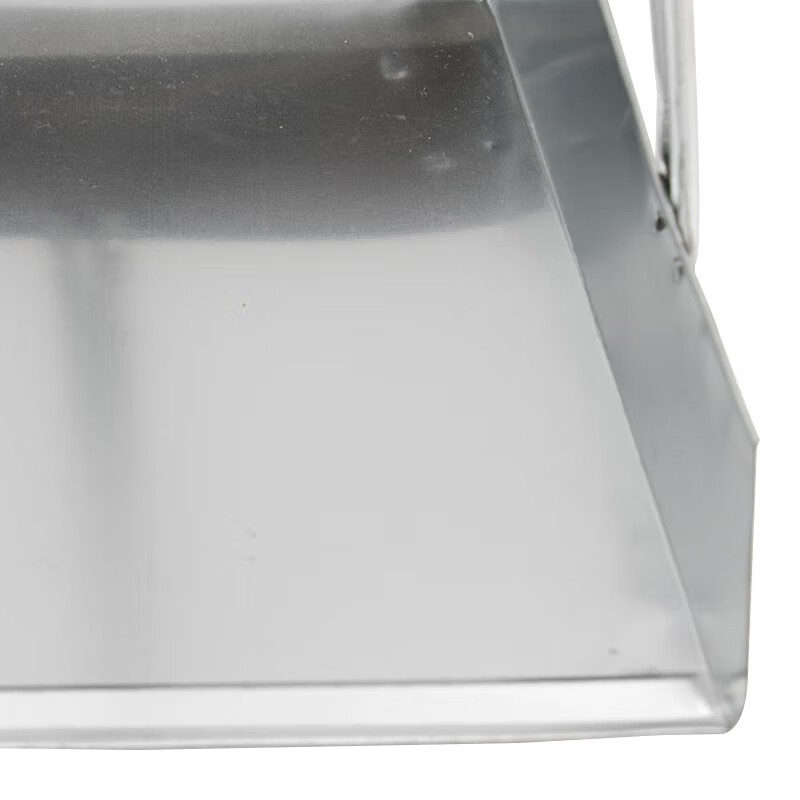 Wenstan large iron dustpan 60cm high 10 pcs/piece, large iron dustpan for garbage, iron scraper, sanitation flat handle garbage bucket WL-109