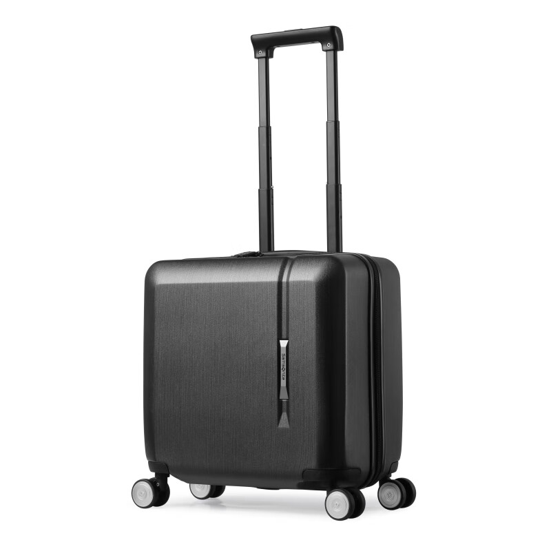 Samsonite Trolley Case TQ9*09004 Black 18-inch Carry-on Case Black Trolley Case Zipper