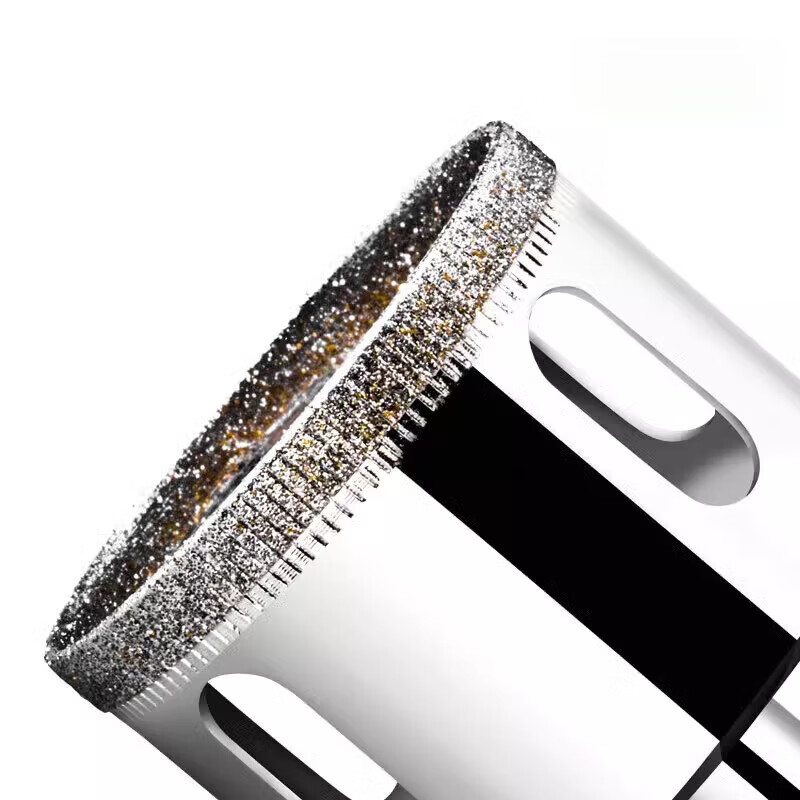 Dongcheng glass hole opener ceramic tile drilling drill bit artifact special marble magnetic 6mm diamond hand drill to turn 5 6mm glass hole opener