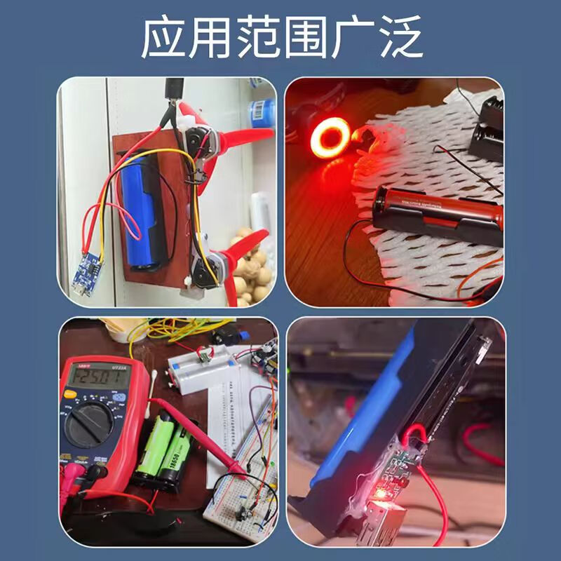 Noran 3-cell AA battery box without switch or cover, 4.5V output, with red and black wired battery holder, battery clip, battery holder