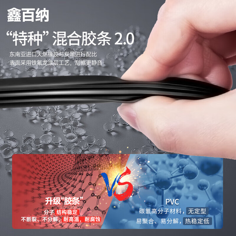 Xinbaina's upgraded second-generation boneless wiper wiper blades are directly supplied from the factory. Notes when placing an order. Notes when placing an order: Model year.