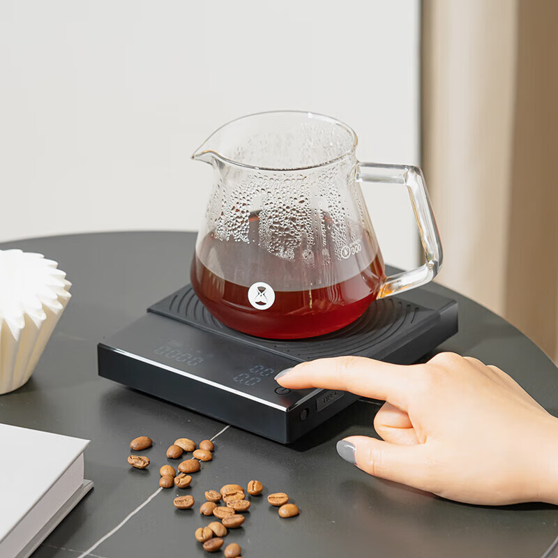 Taimo Black Mirror BASIC intelligent multi-functional hand-brewed coffee scale, bar counter weighing and timing electronic scale, baking scale