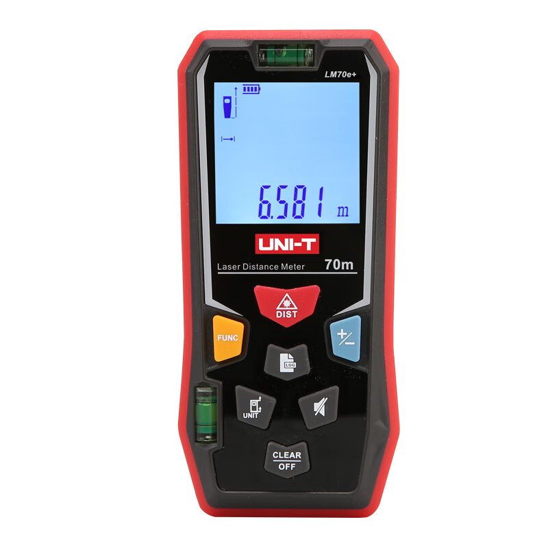 Unilide LM70e+ high-precision laser range finder infrared laser handheld electronic ruler room measuring instrument 70 meters high measurement LM70e+