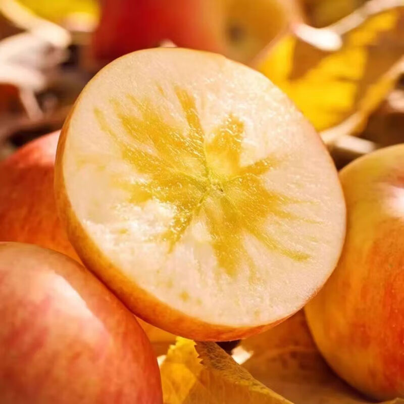 Yingtang Authentic Xinjiang Aksu Rock Candy Apple Red Flag Slope Red Fuji Apple Fresh Pregnant Women Fruit Gift Box Full Box 9 Jin Large Fruit 85-90mm Family Pack