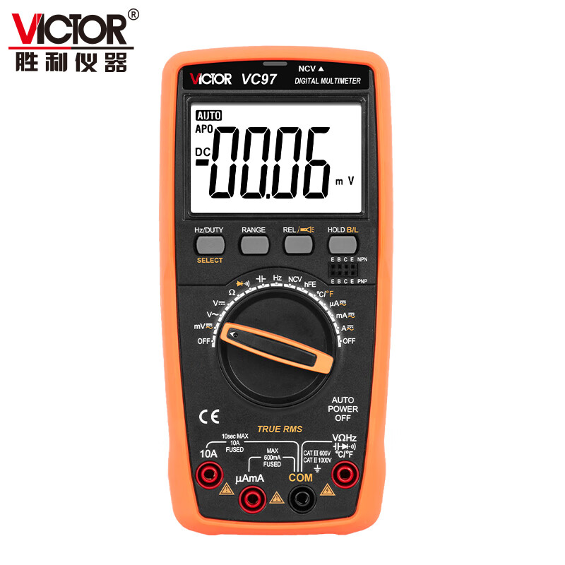 Victory Instrument (VICTOR) multimeter digital automatic range digital multimeter backlight display digital multimeter home VC97