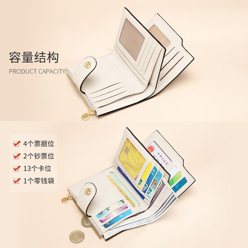 Golf (GOLF) printed wallet for women, versatile, women's wallet with multiple card slots, multi-functional money bill holder, card bag for women, birthday gift for girlfriend