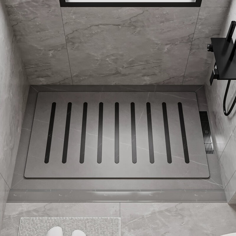 Fantasy Island sunken bathroom slate shower board bathroom foot non-slip stone floor tiles bathroom shower room floor pedal custom shower board 3-piece set including stone base square number 1.6